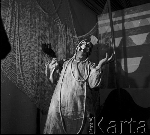 1954-1958, Warszawa, Polska.
Teatr na Tarczyńskiej (ul. Tarczyńska 11). Spektakl 