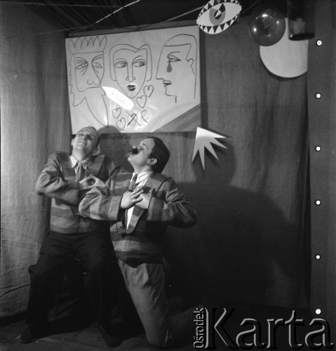 1954-1958, Warszawa, Polska.
Teatr na Tarczyńskiej (ul. Tarczyńska 11). Spektakl 