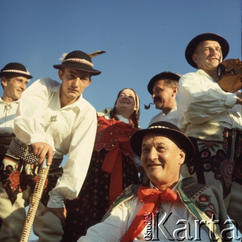 11.07.1968., Polska.
Zespół góralski.
Fot. Irena Jarosińska, zbiory Ośrodka KARTA