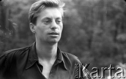 1959, Łeba, Polska.
Plan zdjęciowy do filmu 