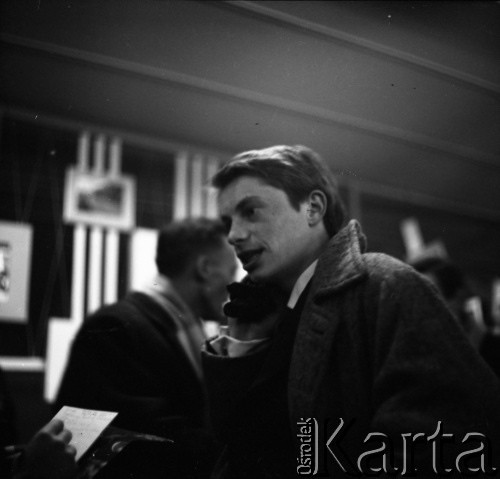 1960, Polska.
Aktor Stefan Friedmann.
Fot. Irena Jarosińska, zbiory Ośrodka KARTA