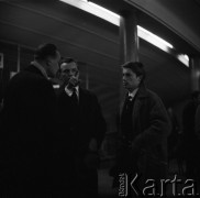 1960, Polska.
Aktor Stefan Friedmann (z prawej).
Fot. Irena Jarosińska, zbiory Ośrodka KARTA