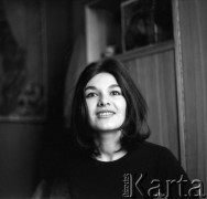 Lata 50. lub 60., Polska.
Aktorka Zofia Słaboszowska.
Fot. Irena Jarosińska, zbiory Ośrodka KARTA
