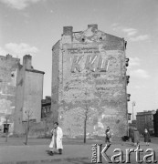 lata 50-te, Warszawa, Polska
Zniszczona zabudowa Warszawy
Fot. Irena Jarosińska, zbiory Ośrodka KARTA