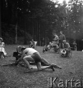 1960, Polska.
Plan zdjęciowy do filmu 