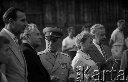 1960, Polska.
Plan zdjęciowy do filmu 