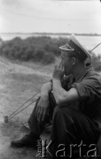 Lata 50. lub 60., Polska.
Mężczyzna.
Fot. Stanisław Pieniążek, zbiory Ośrodka KARTA