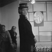 Lata 60., Polska.
Aktorka Alina Janowska.
Fot. Irena Jarosińska, zbiory Ośrodka KARTA 
