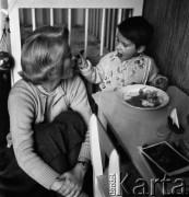 Lata 60., Polska.
Aktorka Alina Janowska. 
Fot. Irena Jarosińska, zbiory Ośrodka KARTA