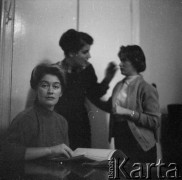 Lata 60., Polska.
Aktorka Alina Janowska.
Fot. Irena Jarosińska, zbiory Ośrodka KARTA