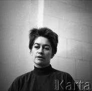 Lata 60., Polska.
Aktorka Alina Janowska. 
Fot. Irena Jarosińska, zbiory Ośrodka KARTA