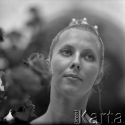 Lata 60. lub 70., Warszawa, Polska.
Tancerka baletowa.
Fot. Irena Jarosińska, zbiory Ośrodka KARTA