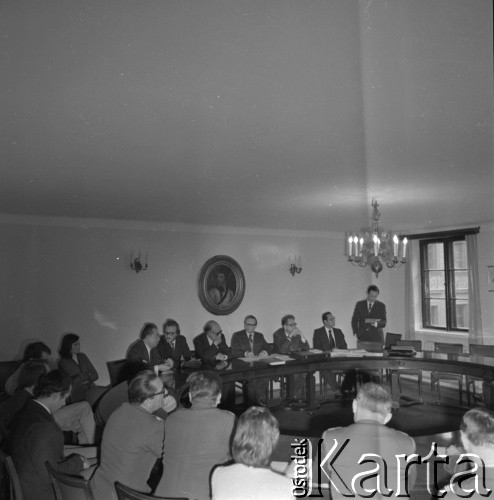 1976, Warszawa, Polska
Posiedzenie Polskiego Towarzystwa Historycznego
Fot. Irena Jarosińska, zbiory Ośrodka KARTA