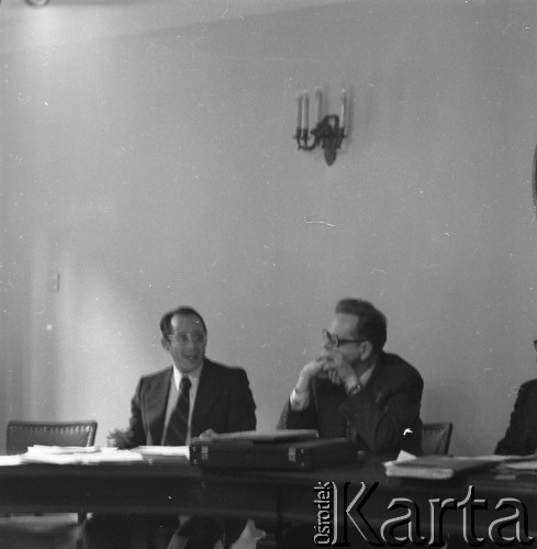 1976, Warszawa, Polska
Posiedzenie Polskiego Towarzystwa Historycznego
Fot. Irena Jarosińska, zbiory Ośrodka KARTA