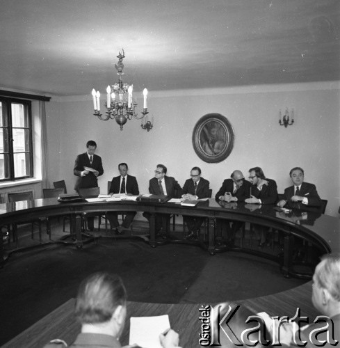 1976, Warszawa, Polska
Posiedzenie Polskiego Towarzystwa Historycznego
Fot. Irena Jarosińska, zbiory Ośrodka KARTA