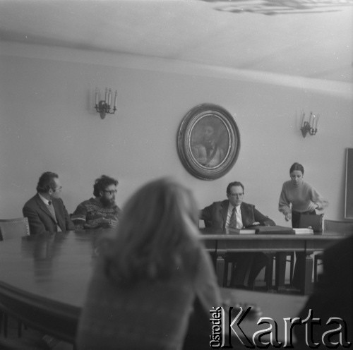 1976, Warszawa, Polska
Posiedzenie Polskiego Towarzystwa Historycznego
Fot. Irena Jarosińska, zbiory Ośrodka KARTA