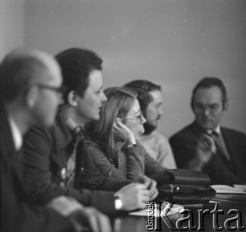 1976, Warszawa, Polska
Posiedzenie Polskiego Towarzystwa Historycznego
Fot. Irena Jarosińska, zbiory Ośrodka KARTA