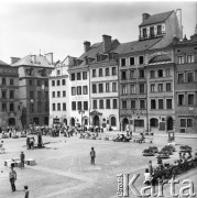 1977, Warszawa, Polska
Rynek Starego Miasta.
Fot. Irena Jarosińska, zbiory Ośrodka KARTA