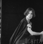 1976, Warszawa, Polska
Dziennikarka Małgorzata Dzieduszycka-Ziemilska 
Fot. Irena Jarosińska, zbiory Ośrodka KARTA