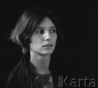 1976, Warszawa, Polska
Dziennikarka Małgorzata Dzieduszycka-Ziemilska 
Fot. Irena Jarosińska, zbiory Ośrodka KARTA