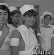 Maj 1978, Warszawa, Polska.
Szkoła pielęgniarska na Solcu.
Fot. Irena Jarosińska, zbiory Ośrodka KARTA 


