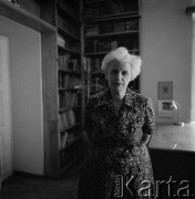 Lipiec 1978, Warszawa, Polska.
Profesor Anna Świderkówna.
Fot. Irena Jarosińska, zbiory Ośrodka KARTA