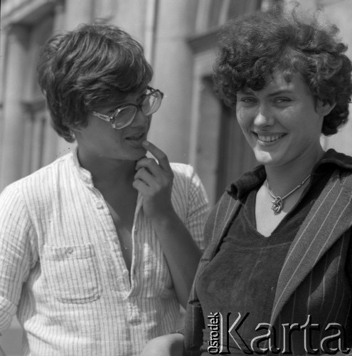 1978, Warszawa, Polska.
Aktor Mirosław Konarowski.
Fot. Irena Jarosińska, zbiory Ośrodka KARTA