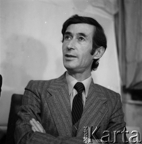 1979, Warszawa, Polska.
Syryjczyk Marwan Lostan - absolwent Wydziału Mechaniczno-Energetycznego Lotnictwa Politechniki Warszawskiej.
Fot. Irena Jarosińska, zbiory Ośrodka KARTA