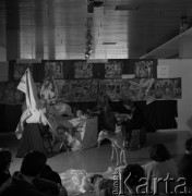 Kwiecień 1979, Warszawa, Polska.
Spektakl Magdy Ziemskiej w Centralnym Klubie Studentów Politechniki Warszawskiej 