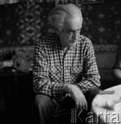 Maj 1979, Kraków, Polska.
Malarz Jonasz Stern.
Fot. Irena Jarosińska, zbiory Ośrodka KARTA