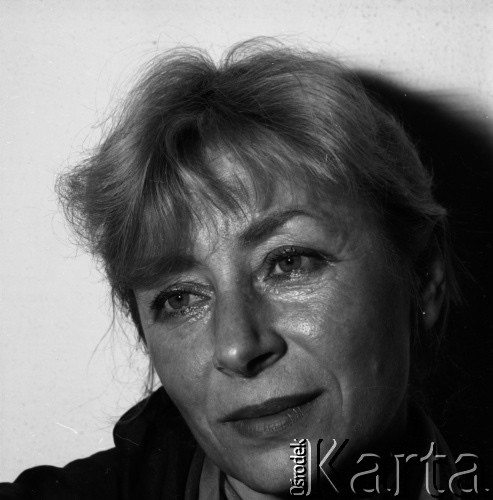 Lata 80., Polska.
Teresa Milczewska.
Fot. Irena Jarosińska, zbiory Ośrodka KARTA