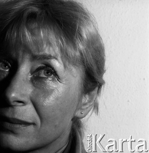 Lata 80., Polska.
Teresa Milczewska.
Fot. Irena Jarosińska, zbiory Ośrodka KARTA