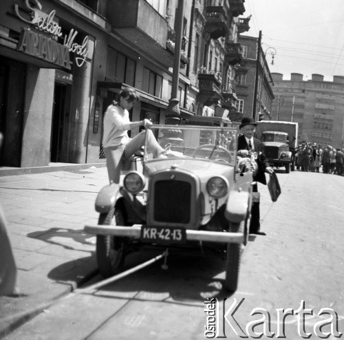 1959, Warszawa, Polska.
Plan zdjęciowy do filmu 