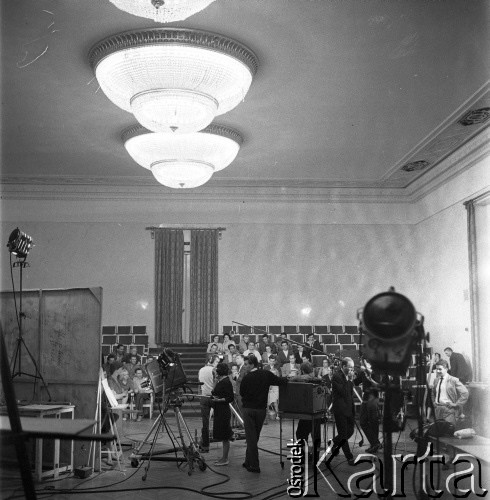 Lata 1960-1964, Polska.
Realizacja programu telewizyjnego 