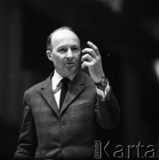 1968, Polska.
Kompozytor Witold Lutosławski.
Fot. Irena Jarosińska, zbiory Ośrodka KARTA
