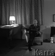 1968, Polska.
Kompozytor Witold Lutosławski.
Fot. Irena Jarosińska, zbiory Ośrodka KARTA