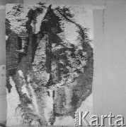 1956-1965, Warszawa, Polska.
Wernisaż twórczości Magdaleny Abakanowicz w Galerii Krzywe Koło.
Fot. Irena Jarosińska, zbiory Ośrodka KARTA