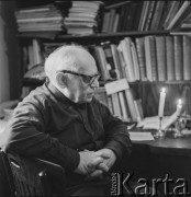 Lata 60., Polska.
Ksiądz profesor Fajcht.
Fot. Irena Jarosińska, zbiory Ośrodka KARTA
