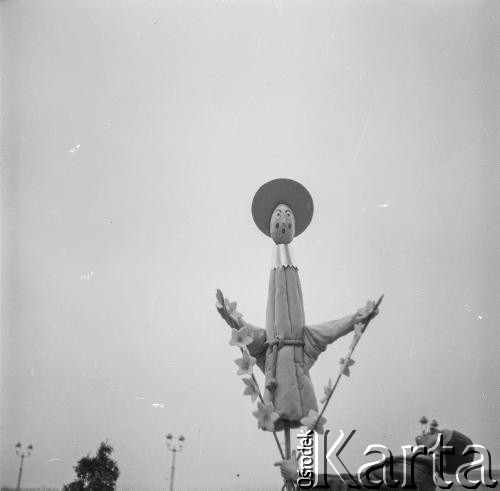 1959, Warszawa, Polska.
Lalka Adama Kiliana z przedstawienia 