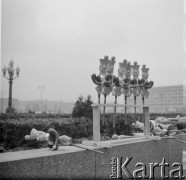 1959, Warszawa, Polska.
Lalki Adama Kiliana z przedstawienia 