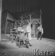 1959, Warszawa, Polska.
Przedstawienie teatralne.
Fot. Irena Jarosińska, zbiory Ośrodka KARTA