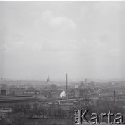Lata 50.-60., Bytom, Polska.
Panorama miasta.
Fot. Irena Jarosińska, zbiory Ośrodka KARTA