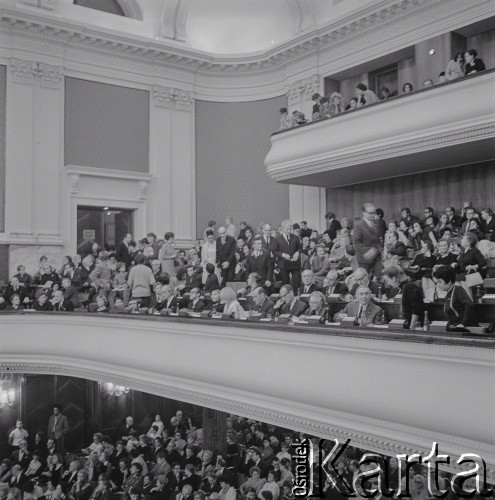 7–25.10.1970, Warszawa, Polska. 
VIII Międzynarodowy Konkurs Pianistyczny im. Fryderyka Chopina w Filharmonii Narodowej.
Fot. Irena Jarosińska, zbiory Ośrodka KARTA