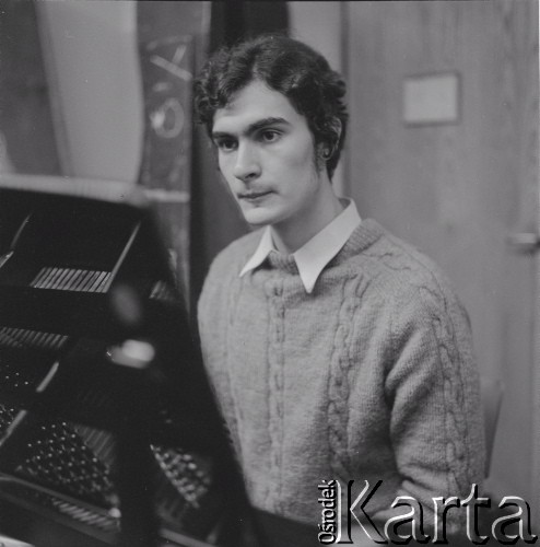 7–25.10.1970, Warszawa, Polska. 
Uczestnik VIII Międzynarodowego Konkursu Pianistycznego im. Fryderyka Chopina.
Fot. Irena Jarosińska, zbiory Ośrodka KARTA