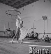1959, Warszawa, Polska.
Próby do baletu Tadeusza Szeligowskiego 
