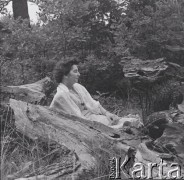 1968, Warszawa, Polska.
Skrzypaczka i kompozytorka Grażyna Bacewicz.
Fot. Irena Jarosińska, zbiory Ośrodka KARTA