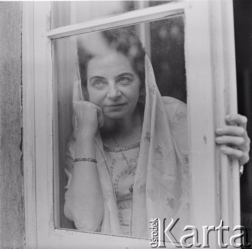 1968, Warszawa, Polska.
Skrzypaczka i kompozytorka Grażyna Bacewicz.
Fot. Irena Jarosińska, zbiory Ośrodka KARTA