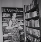 1968, Warszawa, Polska.
Skrzypaczka i kompozytorka Grażyna Bacewicz.
Fot. Irena Jarosińska, zbiory Ośrodka KARTA