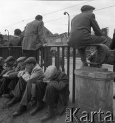 1950-1956, Warszawa, Polska
Wyścig Pokoju - warszawiacy obserwują rywalizację na trasie W-Z
Fot. Irena Jarosińska, zbiory Ośrodka KARTA
