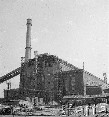lata 50-te, Jaworzno, Polska
Elektrownia Jaworzno II 
Fot. Irena Jarosińska, zbiory Ośrodka KARTA